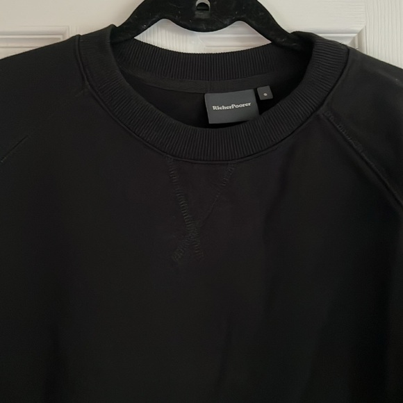 RicherPoorer Black Crewneck Sweater - Picture 4 of 8